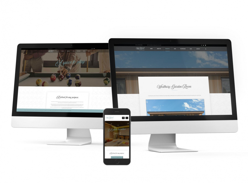 Garden Rooms website build