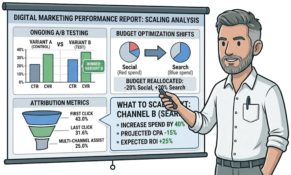Optimise & report